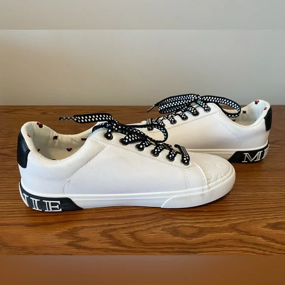 Disney White Sneakers with Red and Black Accents - Picture 4 of 6